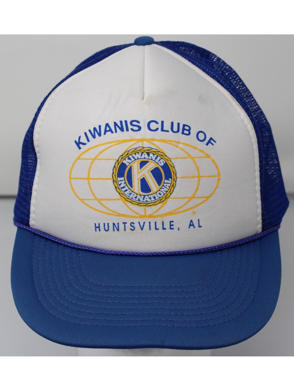 Vintage 1980s Kiwanis International Club of Huntsville Alabama Trucker Hat Cap